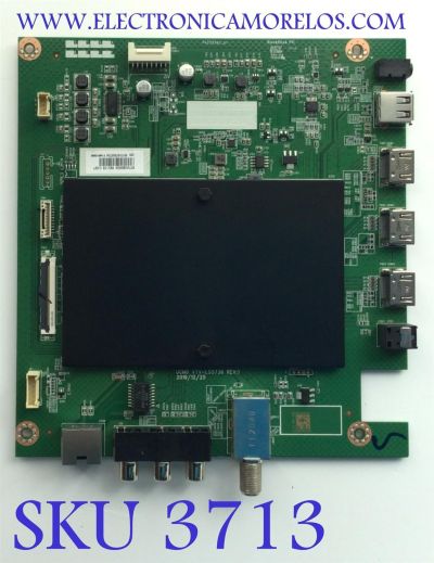 MAIN PARA SMART TV TOSHIBA / NUMERO DE PARTE 631V0Q000D0 / VTV-L55736 REV:1 / 6013187800704 / F1495+D990 / DISPLAY ST6461D12-6 VER.2.1 / MODELO 55LF621U21